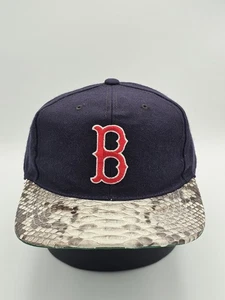 Vintage Rare Boston Red Sox Starter 100% Wool MLB Sport Plain Logo Hat Strapback - Picture 1 of 10