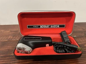 NORELCO HP-1121 Rotary Razor Electric Shaver Trimmer Hard Case Power Cord Works - Picture 1 of 8