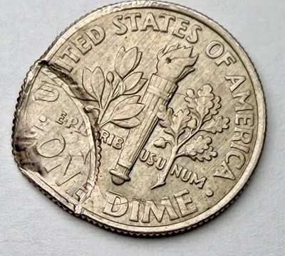 2000-D Mint Error (Damage?) Double Struck? US 10c ~ WOW ~ Y93 - Image 1 of 4