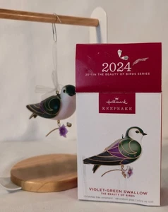 2024 Limited Edition Hallmark Keepsake The Beauty of Birds Violet-Green Swallow - Bild 1 von 7