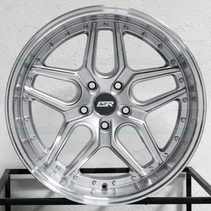 4-New 18" ESR CS15 Wheels 18x9.5/18x10.5 5x114.3 22/22 Hyper Silver Staggered Ri - Picture 1 of 6