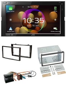 JVC DAB MP3 2DIN Bluetooth USB Autoradio für Peugeot 308 2007-09 schwarz - Bild 1 von 10