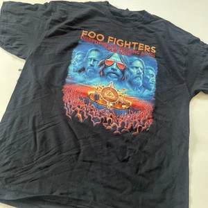 Foo Fighters 2024 Everything Or Nothing At All Tour T Shirt Size XL Black NEW - Picture 1 of 4