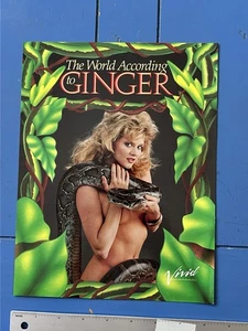Selten 1986 Welt laut Ginger Lynn, VHS Store AD Slick Film Verkaufsblatt - Bild 1 von 11