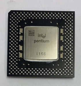 Intel Pentium SY037 166MHz 66MHz BUS Socket 7 Processor / CPU FV80502166 - Picture 1 of 5