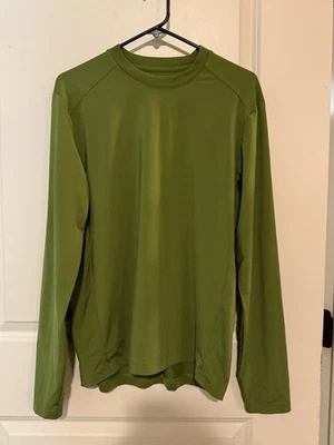Camisa REI CO-OP Verde Capa Base Ligera Ropa Activa Manga Larga Para Hombres M Foto 1 de 4