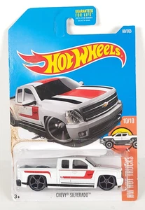 Hot Wheels Chevy Silverado white Hot Trucks - Picture 1 of 1