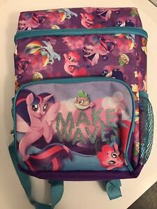 My Little Pony 12" Sea Ponies Make Waves School Backpack Lunchbag Book Bag