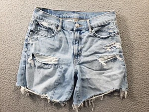 Pantalones Cortos American Eagle Para Mujer 4 Años 90 Novio Azul Denim Algodón Envejecido 28x6 - Imagen 1 de 15