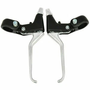 Paar Alu Bremshebel Drei Finger für Mountainbikes Fahrradzubehör - Bild 1 von 4