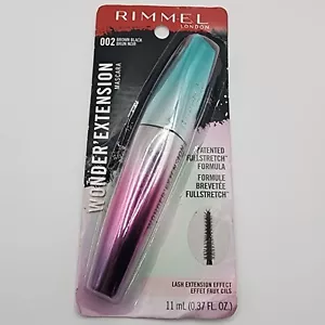 New Rimmel London Wonder Extension Mascara, Brown Black 002, 0.37 fl. oz - Picture 1 of 3