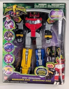 2009 MMPR Power Rangers Dino Megazord rot pink blau SENTAI Zyuranger versiegeltes Set - Bild 1 von 3