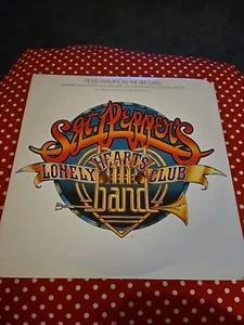 Sgt. Pepper's Lonely Hearts Club Band Ft. Peter Frampton Vinyl 2 LP W/Poster VG - Picture 1 of 6