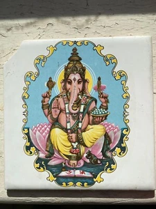 Hindu decorative tile / Indian - Picture 1 of 4