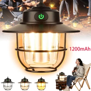LED Campingleuchte Outdoor Camping Lampe Akku Zelt Licht USB Aufladbar Laterne - Bild 1 von 14