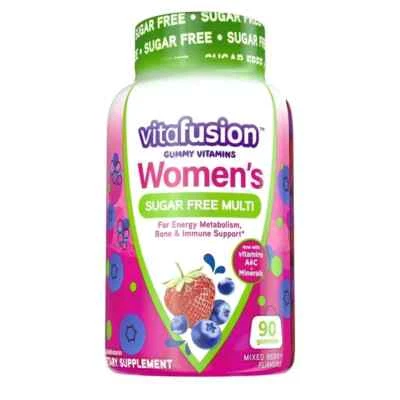 Vitafusion Womens Sugar Free Daily Multivitamin Supplement 90 Count Exp 11/25 - Image 1 of 2