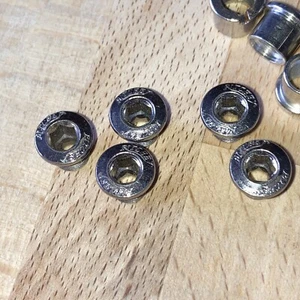 Set of 5 Ritchey Chain Ring Bolts, Doubles, Silver - Picture 1 of 3