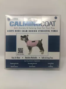 NIB-Anti anxiety calming coat for dog size XS Pink by American Kennel Club - Picture 1 of 3