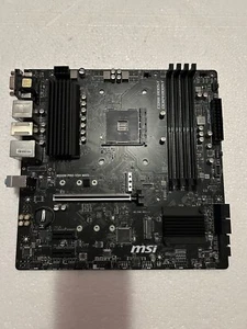 MSI B550M PRO-VDH WIFI Socket AM4 AMD Motherboard *untested* - Afbeelding 1 van 3