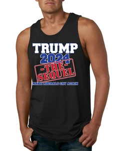 Camiseta sin mangas Trump 2024 The Sequel Make Liberal Cry Again política para hombre - Imagen 1 de 6