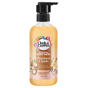 Buds & Berries Macadamia Und Vanille Extrakte, Befeuchtend Duschgel 300ml - Bild 1 von 8
