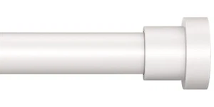 White Curtain Rods for Windows 72 to 144 Inch 1 Inch Heavy Duty Adjustable Cu... - Picture 1 of 7