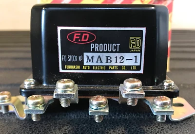Regulador de voltaje Furuhashi - MAB12-1 - Se adapta a Nissan/Datsun serie 410 64-65 Foto 1 de 4