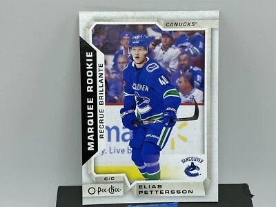 2018-19 O-Pee-Chee Elias Pettersson Marquee Rookie #611 Vancouver Canucks - Image 1 of 2