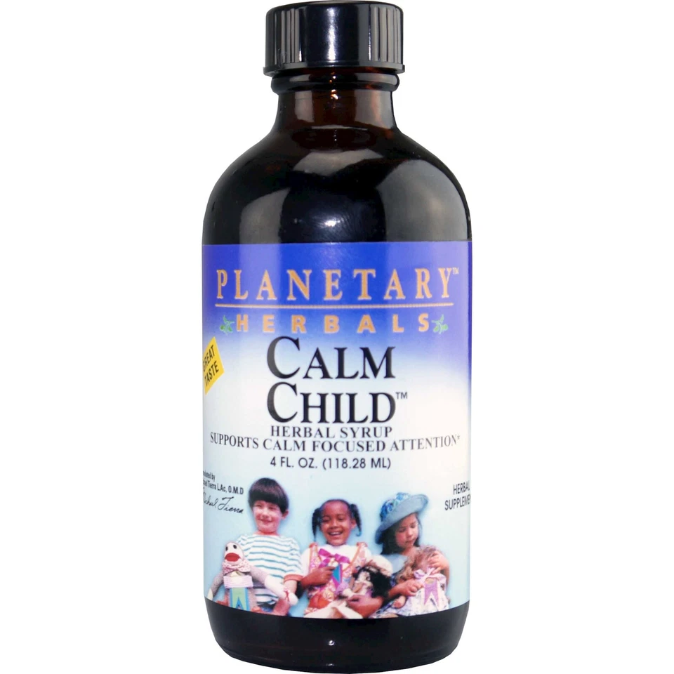 Planetary Herbals, Calm Child, jarabe de hierbas calma y enfoque, 118 ml - Original Foto 1 de 1