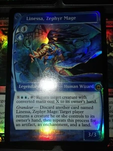 MTG FOIL Linessa, Zephyr Mage - Future Sight - ENGLISH EXCELLENT - Imagen 1 de 2