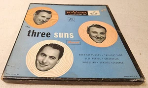 7" Vintage Vinyl Record The Three Suns Present (3 EP) TRIPLE E Set WP-185 RCA Vi - Picture 1 of 8