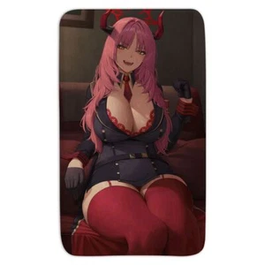 Lady Anime Devil Soft Flannel Playing Card Play Mat Anime Playmat Bath Mats - Picture 1 of 6