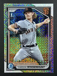 Carson Whisenhunt 2024 Bowman 1st Bowman Chrome Mojo Refractor #BCP-96 Giants - Bild 1 von 2