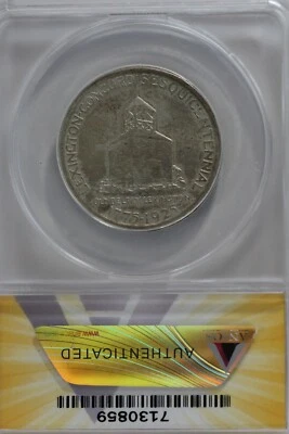 1925   .50   ANACS   AU 55   LEXINGTON    Classic Silver Commemorative Coin - Image 1 of 2