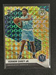 2020-21 Mosaic Basketball Vernon Carey Jr. Reactive YELLOW Rookie #242 Panini RC - Picture 1 of 2