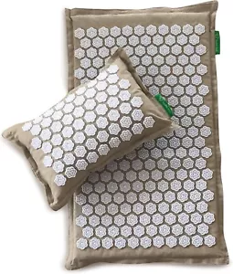 Eco-friendly Australian Acupressure Shakti Mat. INCLUDES PILLOW & CARRY STRAP. - Picture 1 of 5