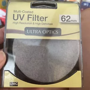 MC UV 62mm Multi Coated Ultra-Violet Filter MCUV 62 mm Camera Lens Protector - Picture 1 of 2
