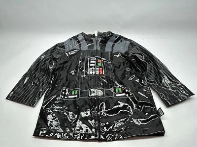 QUALITY DISNEY STORE DELUXE STAR WARS DARTH VADER HOODED RAINCOAT SZ 4 NO CAPE - Image 1 of 4