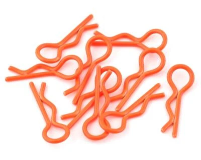 Yeah Racing Body Clips (Orange) (10) (1/10 or 1/8 Scale) [YEA-YA-0594OR] - Image 1 of 2