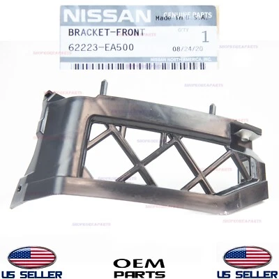 Soporte delantero de parachoques genuino lado del conductor OEM Pathfinder 05-12 Frontier 05-21 Foto 1 de 4