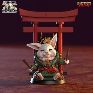 Süßes Häschen Torii Miniatur Japan Glücksbringer Jahr des Hasen Figur in 32mm - Bild 1 von 12