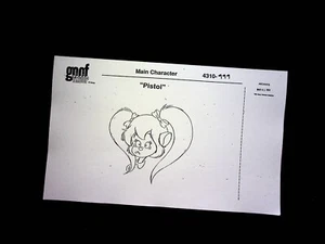 Disney's GOOF TROOP 1991 Production Studio COPY Model Sheet Guide Page - Picture 1 of 2