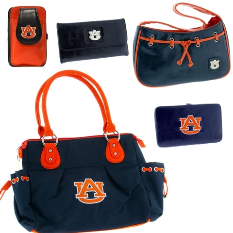 AUBURN TIGERS WOMENS PURSE WALLET CELLPHONE ID HOLDER BAG Crossbody Phone NIP Cover
