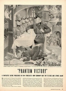 1945 Segunda Guerra Mundial artículo Victoria fantasma sátira pronósticos Alemania volverá a levantarse 052520 - Imagen 1 de 2