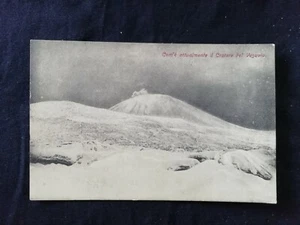 Cartolina Com'è Attualmente il Cratere del Vesuvio Napoli Q677 - Foto 1 di 1