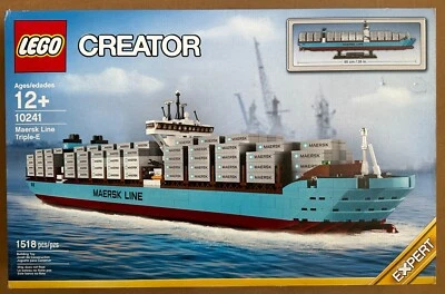 NEW, NEVER OPENED, LEGO 10241, Maersk Line Triple-E, Seller is original owner - Image 1 of 2