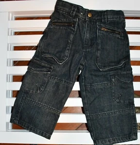 Jeans Vaqueros Wonder KIDS Little Azul CARGO 24 Meses Excelente Bolsillos con Cremallera  - Imagen 1 de 2
