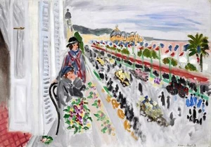 Henri Matisse CANVAS PRINT Festival of Flowers Painting poster 16"X12" - Picture 1 of 1