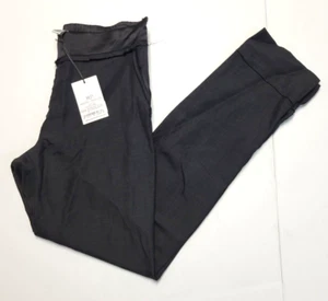 Neu 328 $ Maison de Papillon Seide LEINEN Damen XS Zigarrette Hose SCHWARZ Lindsey - Bild 1 von 7