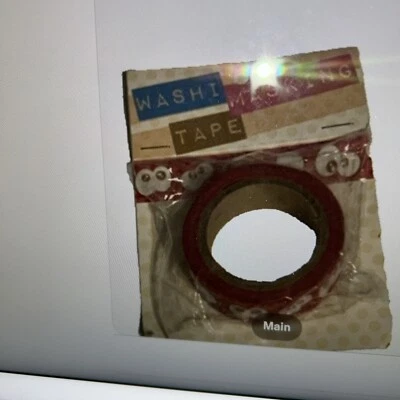 Cinta adhesiva Washi, ojos de gafas, 0,625" x 26,25 pies Foto 1 de 2